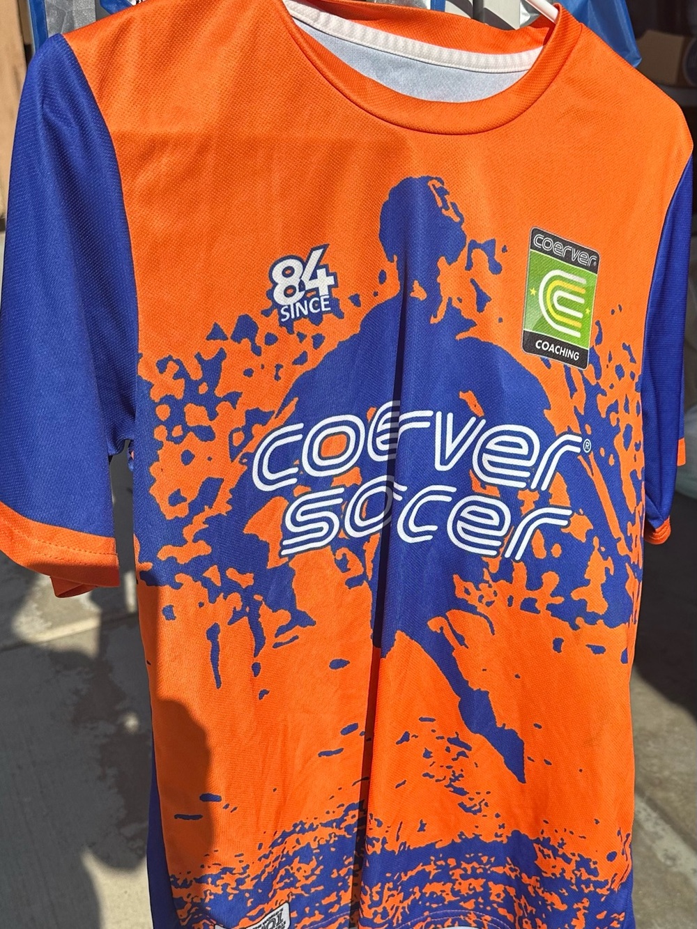 Soccer Kids' Orange & Blue Training Jersey